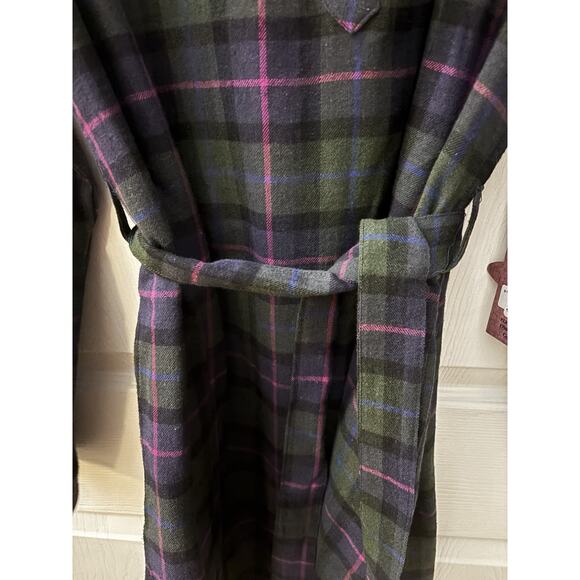 Women’s Flyshacker plaid Flannel shirt dress size L - Picture 5 of 8